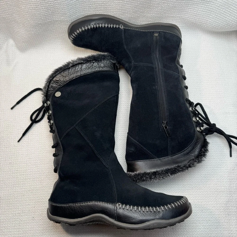 The North Face Janey Black Suede Boots, Women’s Size 6